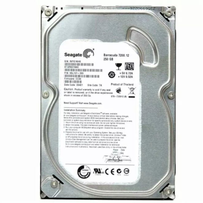 Ổ cứng HDD PC 250G Seagate - Sata Mỏng ( BH 24 Tháng )